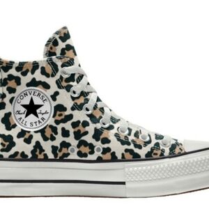 Brand new converse leopard print sneakers high tops size 9
